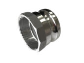 А-050DIN Соединение КАМЛОК А (13 мм) 1/2″ (“папа”/внутр.резьба) Алюм.DIN-2828 с 1-м кольцом