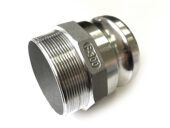 F-050 Соединение КАМЛОК F (13 мм) 1/2″ (“папа”/наруж.резьба) Алюм.